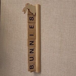 Scrabble tiles - Bunnies